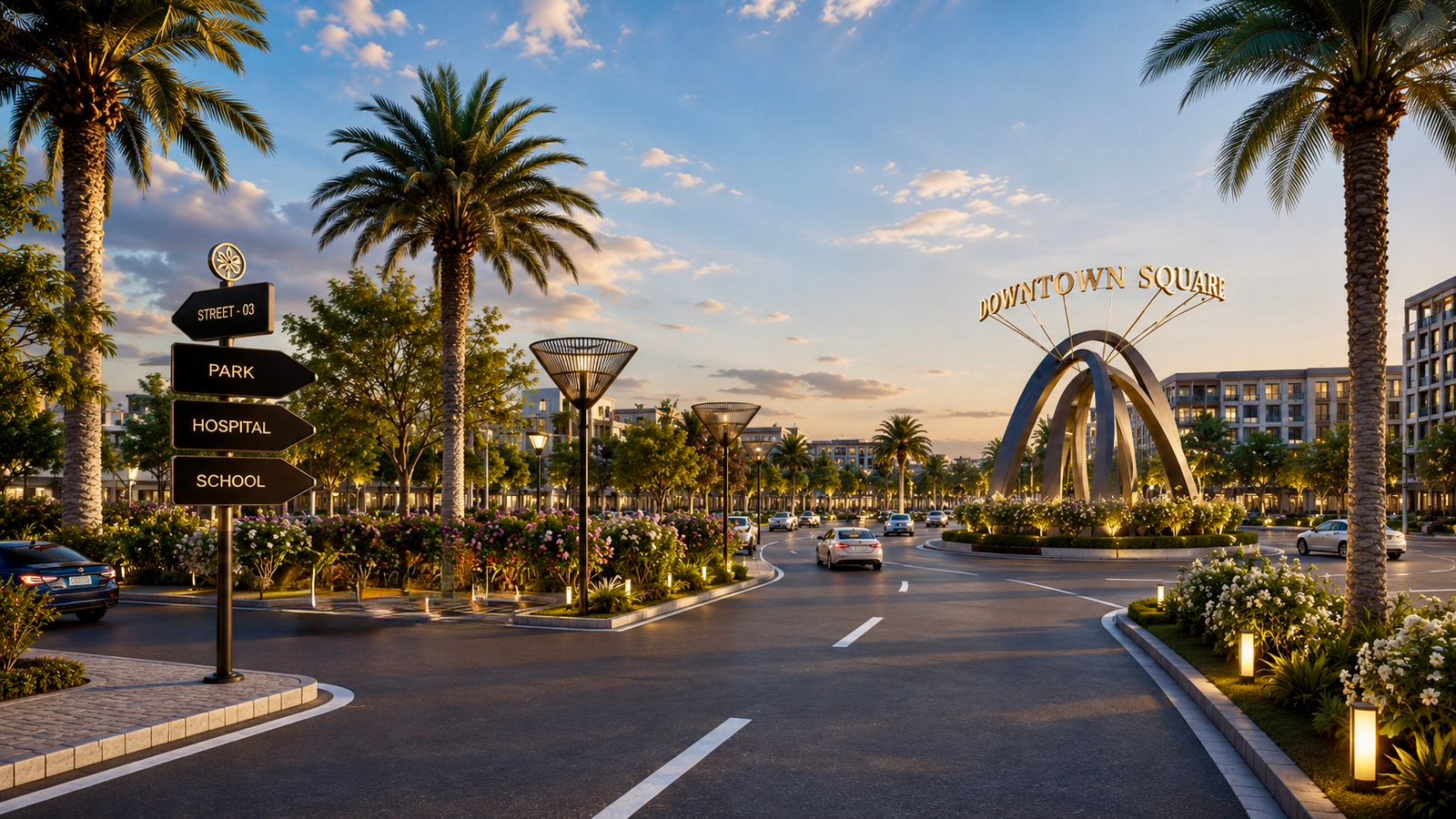 Highway City Executive Enclave — Downtown Square