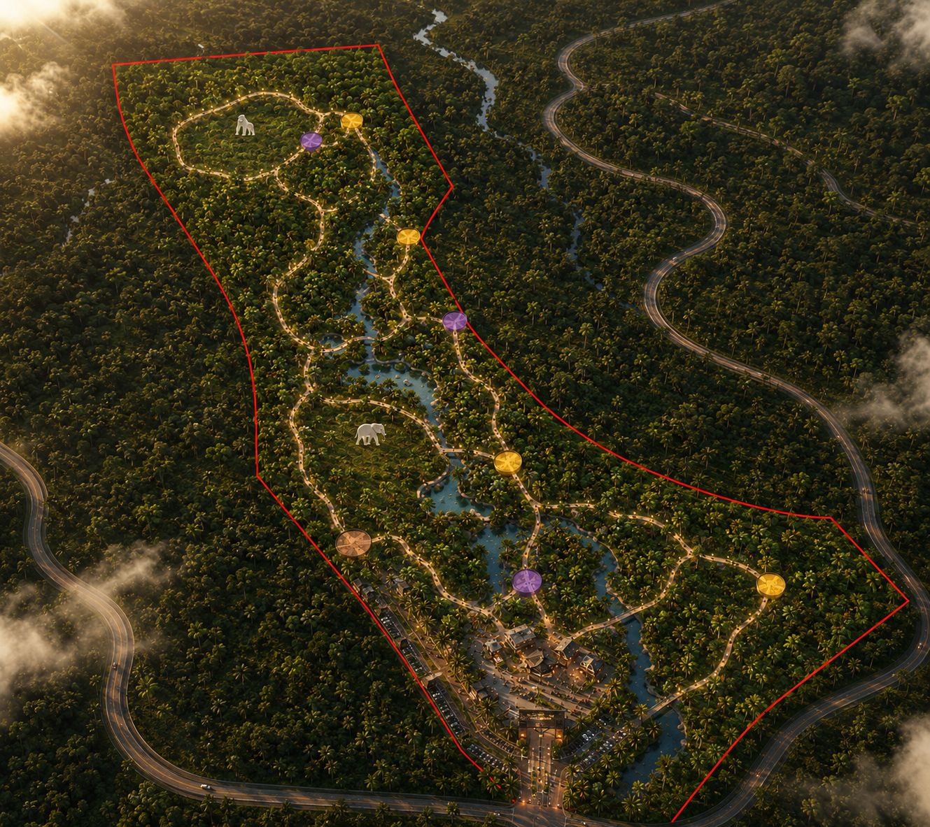 Rainforest Enclave, Highway City Executive Enclave