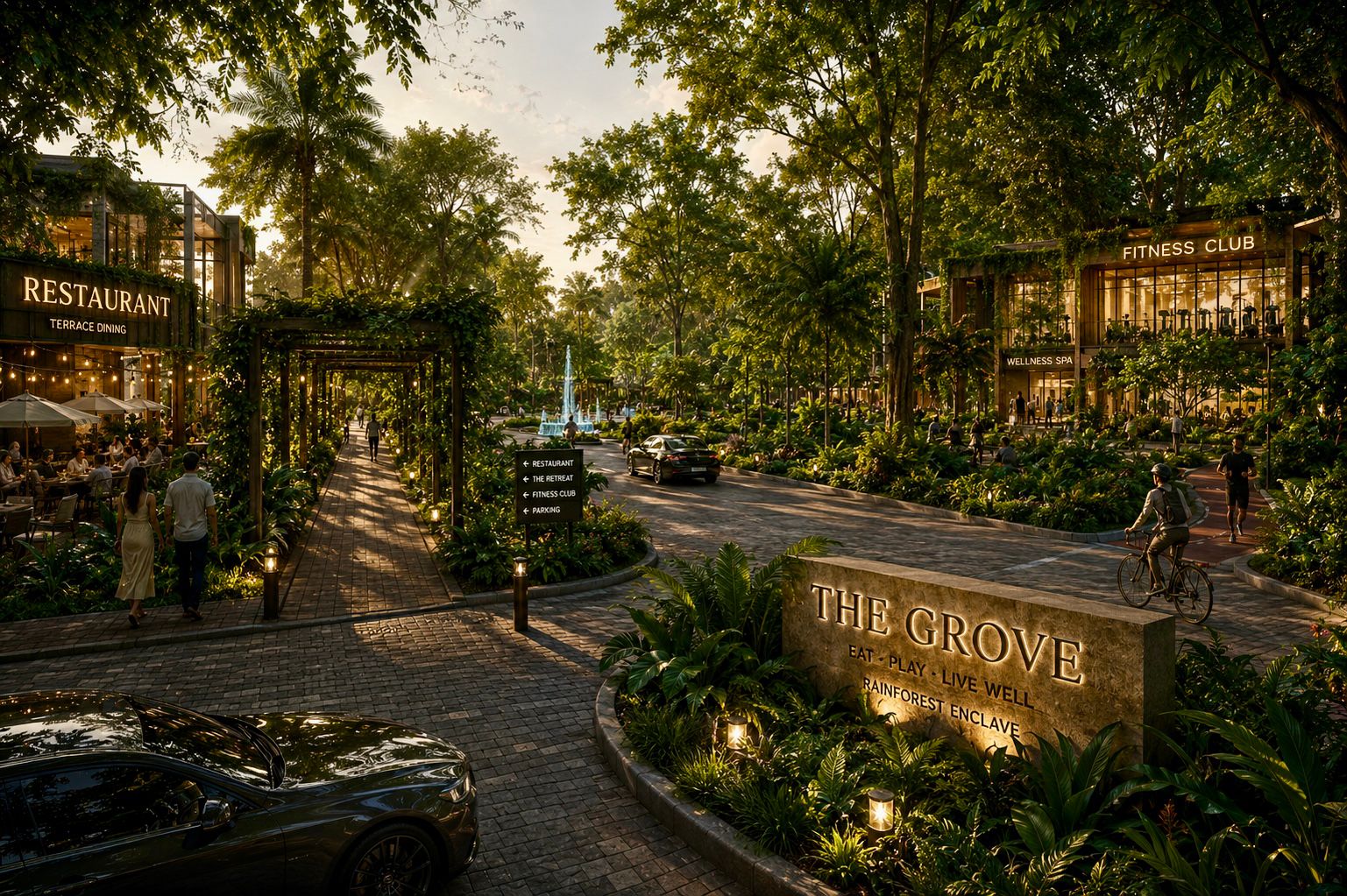 Rainforest Enclave precinct