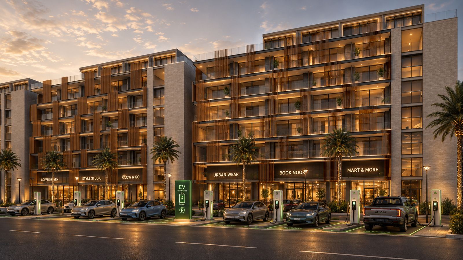 Commercial area, Serene Heaven
