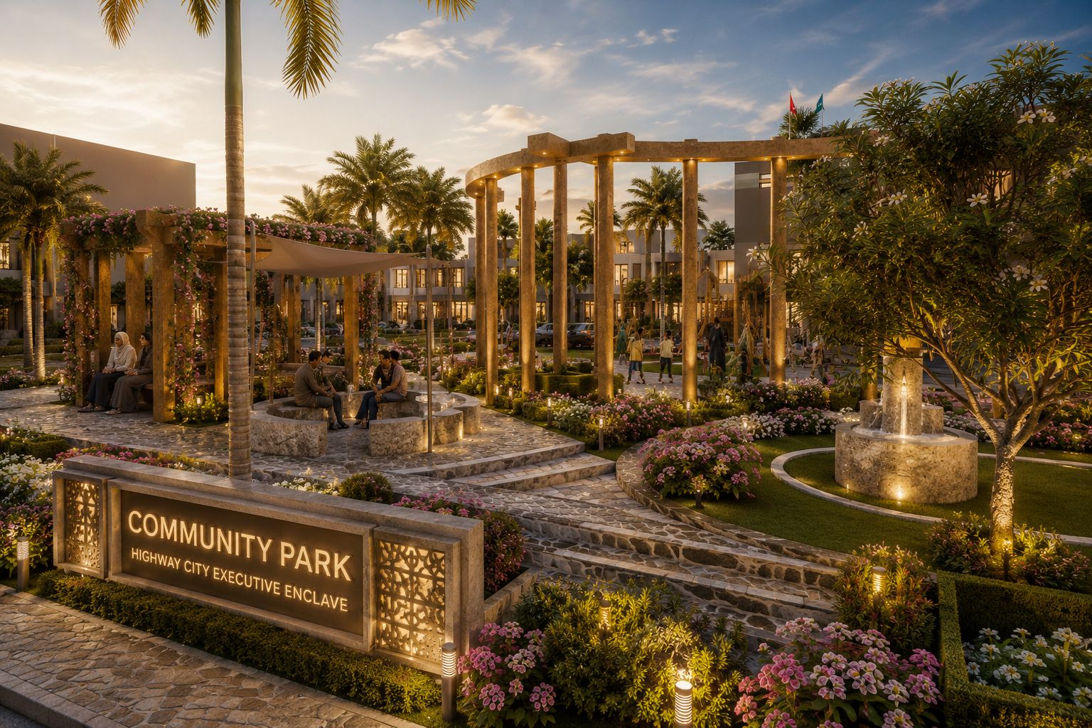 Community park, Serene Heaven